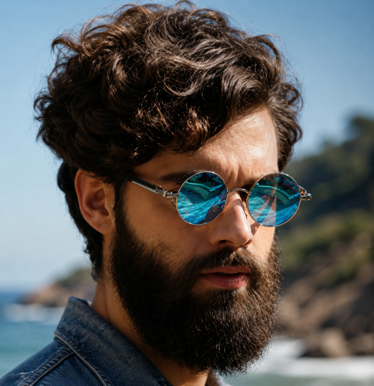 nova round sunglass