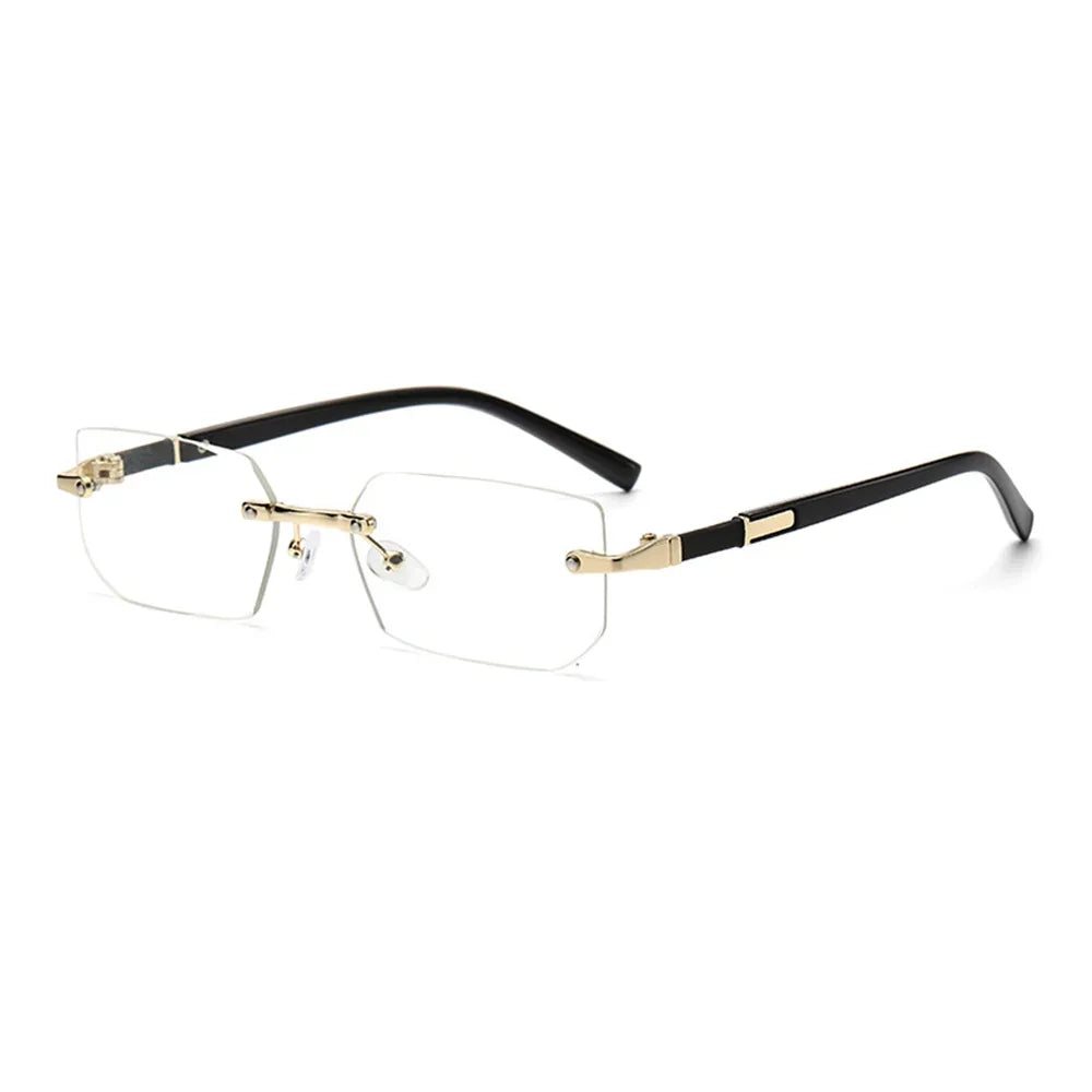 retro rimless sunglass